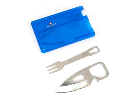 Мультитул «Кредитка» синий (8 в1) (8.5×5.5×0.3 см) купить в интернет магазине подарков ПраздникШоп