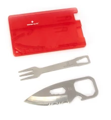 Мультитул «Кредитка» красный (8 в1) (8.5×5.5×0.3 см) купить в интернет магазине подарков ПраздникШоп