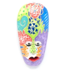 Маска деревянная «Абстракция» (20.5×10×2.5 см) купить в интернет магазине подарков ПраздникШоп