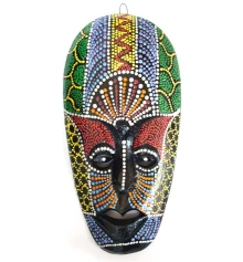 Маска расписная деревянная (20×10×2.5 см) A купить в интернет магазине подарков ПраздникШоп