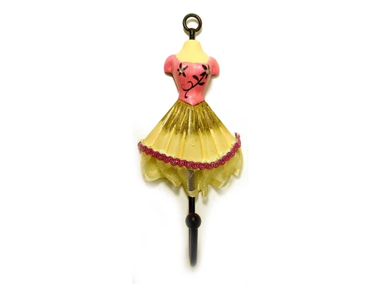 Вешалка-ключница для одежды «Манекен» розовый (28×13×13 см) купить в интернет магазине подарков ПраздникШоп