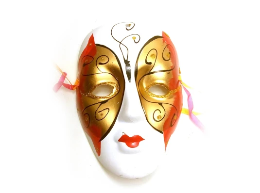 Маска керамическая (16.5×12 см) (уп/6 шт.) купить в интернет магазине подарков ПраздникШоп