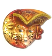 Маска керамическая «Венецианская ночь » (10 см) (6 шт./уп) купить в интернет магазине подарков ПраздникШоп