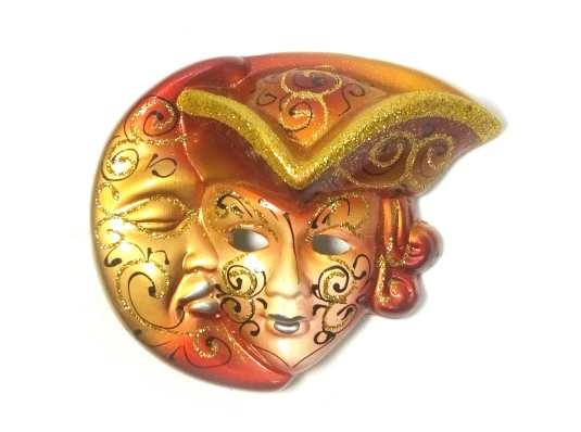 Маска керамическая «Венецианская ночь » (10 см) (6 шт./уп) купить в интернет магазине подарков ПраздникШоп