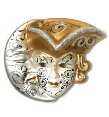 Маска керамическая «Венецианская ночь » (10 см) (6 шт./уп) купить в интернет магазине подарков ПраздникШоп