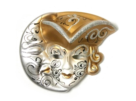 Маска керамическая «Венецианская ночь » (10 см) (6 шт./уп) купить в интернет магазине подарков ПраздникШоп