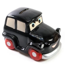 Копилка керамическая «Автомобиль» черная (13.5×8.5×8 см) купить в интернет магазине подарков ПраздникШоп