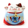 Кошка Манэки-нэко голубая (5×5×5 см)