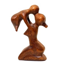 Статуэтка «Мама с ребенком» дерево (10.5х купить в интернет магазине подарков ПраздникШоп