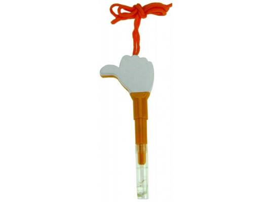 Ручка со свистком и шнурком  купить в интернет магазине подарков ПраздникШоп