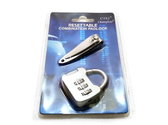 Замок кодовый с маникюрными кусачками (14×9×2 см) купить в интернет магазине подарков ПраздникШоп