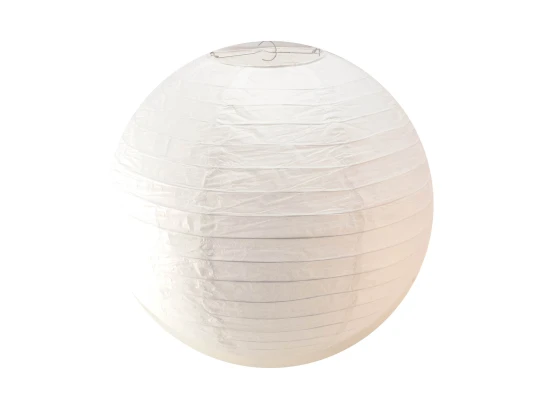 Фонарь белый бумажный (d-45 см) купить в интернет магазине подарков ПраздникШоп