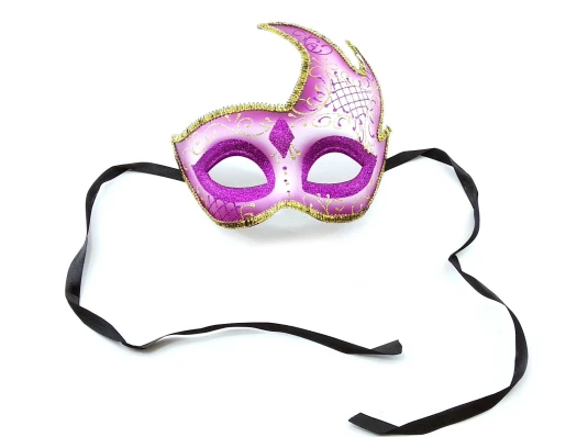 Маска венецианская фиолетовая (21×18×5 см) купить в интернет магазине подарков ПраздникШоп