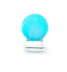 Шар хрустальный на подставке голубой (4 см) купить в интернет магазине подарков ПраздникШоп