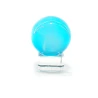 Куля кришталева на підставці блакитна (4 см)