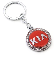 Брелок автомобильный (U)«Kia» красный купить в интернет магазине подарков ПраздникШоп