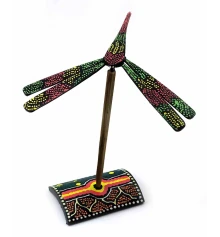 Стрекоза-балансир бамбуковая расписная (13×14×15 см) купить в интернет магазине подарков ПраздникШоп