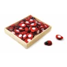 Божьи коровки наклейки деревянные (набор 40 шт.) (2×1×1 см)