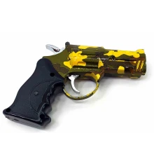 Зажигалка газовая турбо с лазерной указкой «Пистолет» (10×8×1.5 см) купить в интернет магазине подарков ПраздникШоп