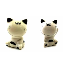 Солонка с перечницей «Кошки» (6×4×4 см) купить в интернет магазине подарков ПраздникШоп