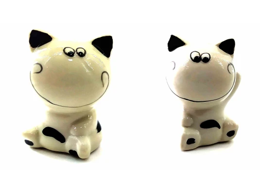 Солонка с перечницей «Кошки» (6×4×4 см) купить в интернет магазине подарков ПраздникШоп