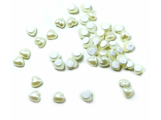 Сердечки перламутровые самоклейки (набор 80 шт.) (d-0.8 см) купить в интернет магазине подарков ПраздникШоп