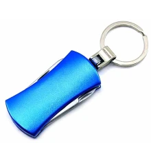 Нож-брелок маникюрный набор синий (4 в 1) (10×3×1.5 см) купить в интернет магазине подарков ПраздникШоп