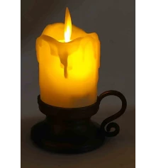 Свеча с Led подсветкой с движущимся пламенем (9×7×5.5 см) купить в интернет магазине подарков ПраздникШоп