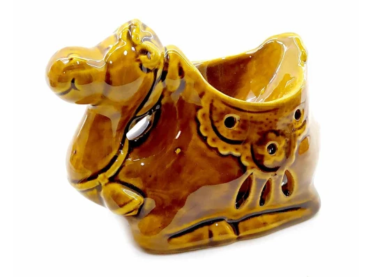 Аромалампа керамическая «Верблюд» коричневый (9×10×6 см) купить в интернет магазине подарков ПраздникШоп