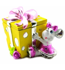 Мышка шкатулка (8×8×7 см) A купить в интернет магазине подарков ПраздникШоп