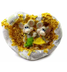 Мышки копилка (11×15×7 см) купить в интернет магазине подарков ПраздникШоп