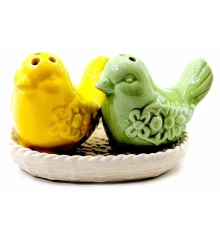 Солонка с перечницей «Птицы» (11×6×6 см) купить в интернет магазине подарков ПраздникШоп