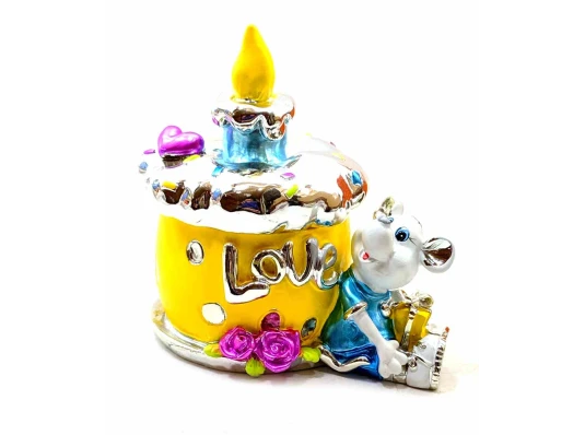 Шкатулка «Мышка» (11×10×6 см) A купить в интернет магазине подарков ПраздникШоп