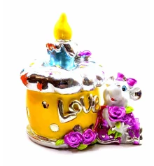 Шкатулка «Мышка» (11×10×6 см) B купить в интернет магазине подарков ПраздникШоп