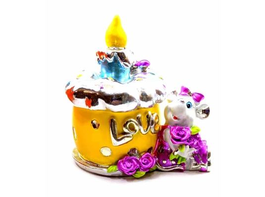 Шкатулка «Мышка» (11×10×6 см) B купить в интернет магазине подарков ПраздникШоп