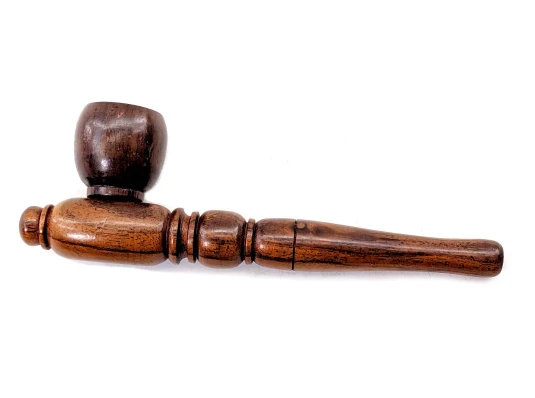 Трубка курительная розовое дерево коричневая (13×4×2.5 см) (5")С купить в интернет магазине подарков ПраздникШоп