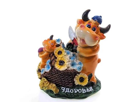 Коровы копилка (10×8×7 см) A купить в интернет магазине подарков ПраздникШоп