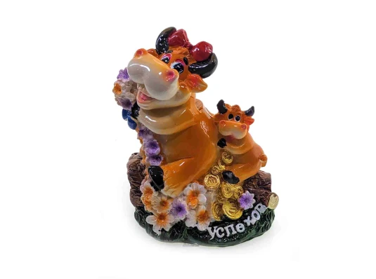 Коровы копилка (10×8×7 см) B купить в интернет магазине подарков ПраздникШоп