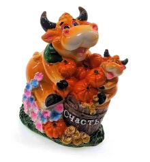 Коровы копилка (10×8×7 см) D купить в интернет магазине подарков ПраздникШоп