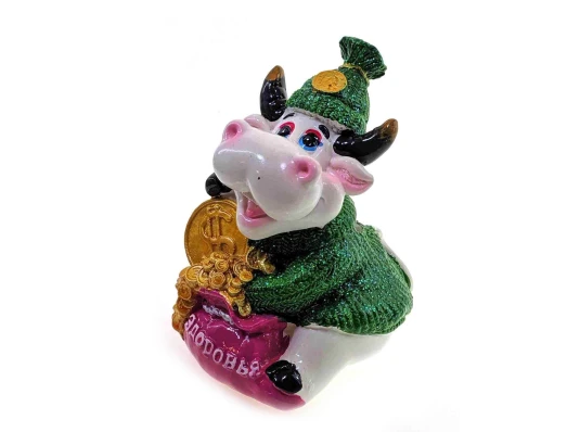 Корова копилка (13×10×10 см) C купить в интернет магазине подарков ПраздникШоп