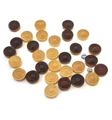 Фишки для нард с костями (d-2.7 см) A купить в интернет магазине подарков ПраздникШоп