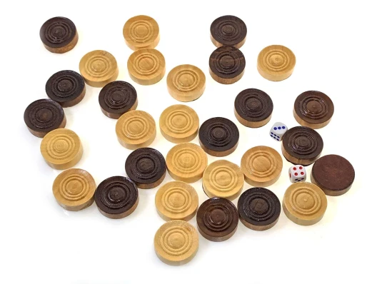 Фишки для нард с костями (d-2.7 см) A купить в интернет магазине подарков ПраздникШоп