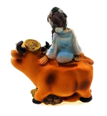 Корова с девушкой копилка (12×11×4 см) купить в интернет магазине подарков ПраздникШоп