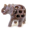 Слон з мильного каменю різьблений (5.5×4×6 см)