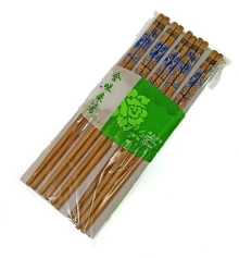 Палочки для еды бамбуковые (10 пар) (24.5×9×1.5 см) купить в интернет магазине подарков ПраздникШоп