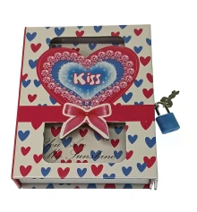 Блокнот с замком для девочек (2 ключа) (16.5×13×3 см) купить в интернет магазине подарков ПраздникШоп