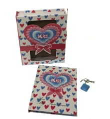 Блокнот с замком для девочек (2 ключа) (16.5×13×3 см) купить в интернет магазине подарков ПраздникШоп