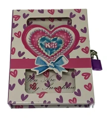 Блокнот с замком для девочек (2 ключа) (16.5×13×3 см) B купить в интернет магазине подарков ПраздникШоп