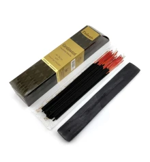 Sandalwood 40 Stiks with Incense Holder (Благовония 40 штук с деревянной подставкой) (Tulasi) купить в интернет магазине подарков ПраздникШоп