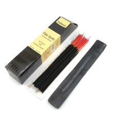 Palo Santo 40 Stiks with Incense Holder (Благовония 40 штук с деревянной подставкой) (Tulasi) купить в интернет магазине подарков ПраздникШоп
